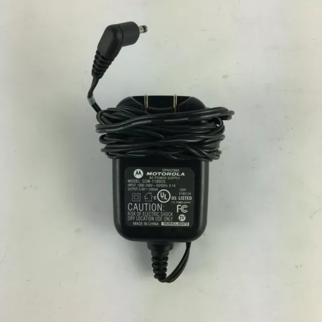 Genuine Motorola SSW-1189US Output 5V 350mA Power Supply Adapter A19