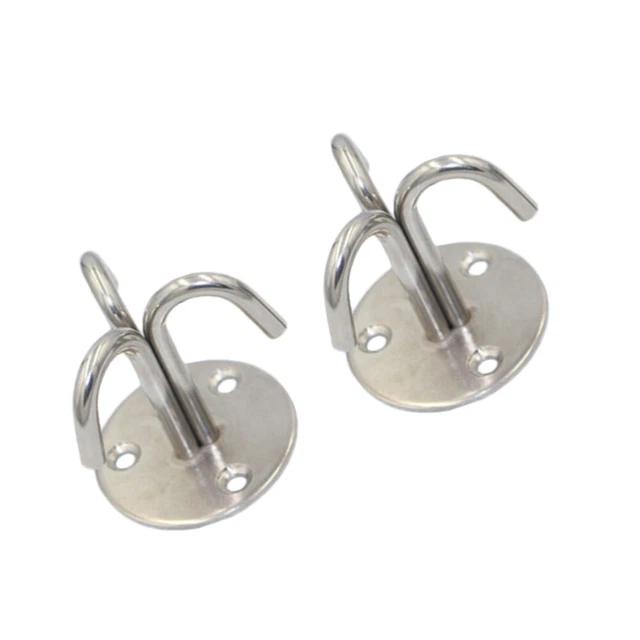 2 Pcs Ganci Per Controsoffitto Appendiabiti Metallo Parete