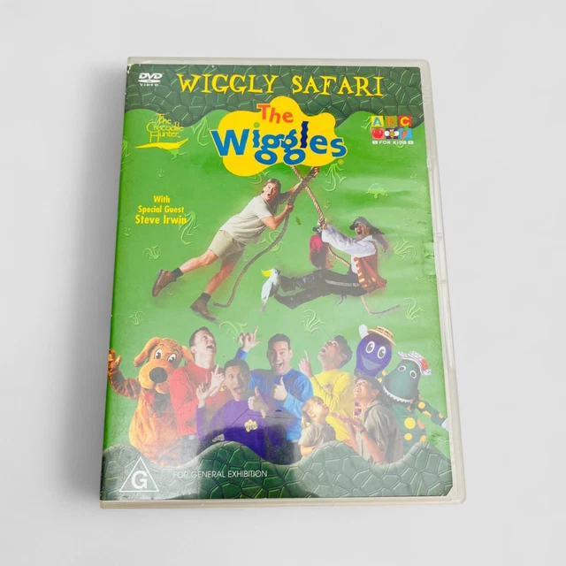 THE WIGGLES WIGGLY Safari DVD 2002 Original Cast Steve Irwin Rare ...