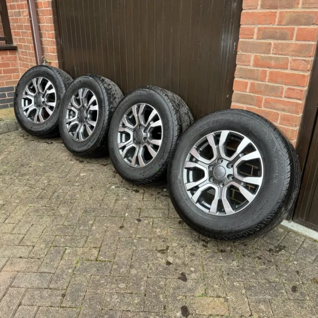 Ford Ranger Wildtrack 18 Inch Diamond Cut Grey Alloy Wheels And Tyres