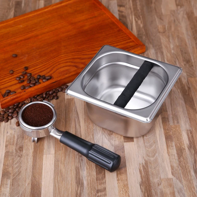 Coffee Machine Espresso Grounds Knock Container Mini Grind Bin