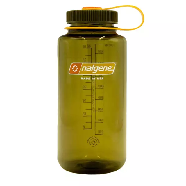 Nalgene Wide Mouth 1L Tritan Sustain Bottle Olive