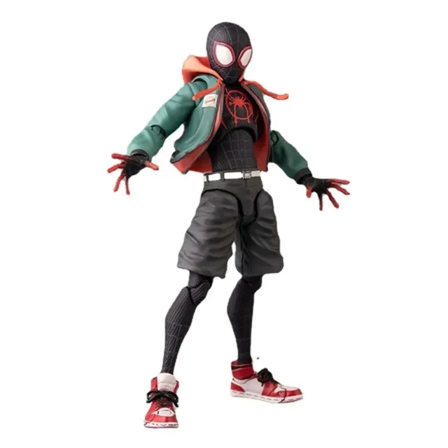 Figurine   15 cm Spiderman  Spider   Accessoires Miles Morales articulée
