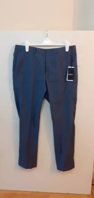 DKNY Ladies Trousers Blue 36W × 32L