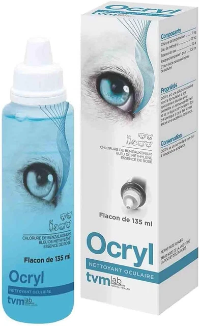 Ocryl - Soin Des Yeux - Pour Animaux Et Oiseaux - 135 Ml