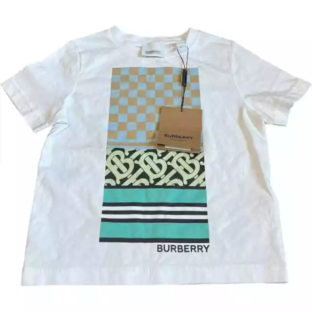 NWT Burberry Children Kids Boys Martie Graphic T Shirt Top Sz 3Y 3T 3 Years