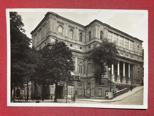 Cartolina - Trieste - Politeama Rossetti - 1942