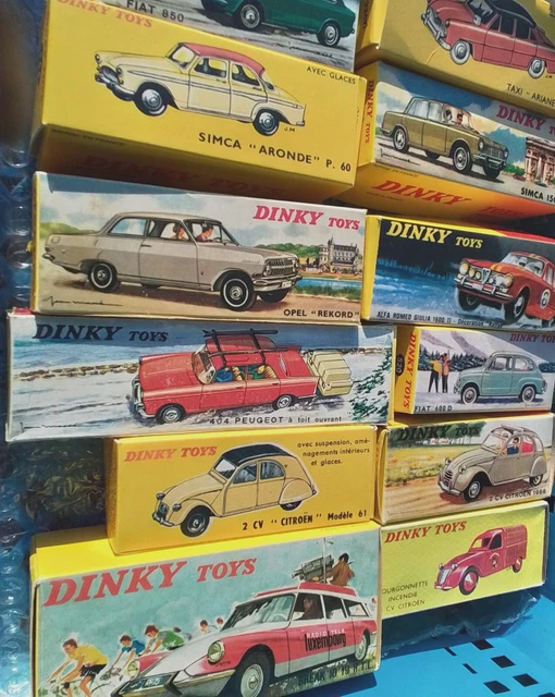 DINKY TOYS FRANCE. Boite vide de 6 pièces distributeur pour STUDEBAKER. 25 M. EUR 250,00 - FR