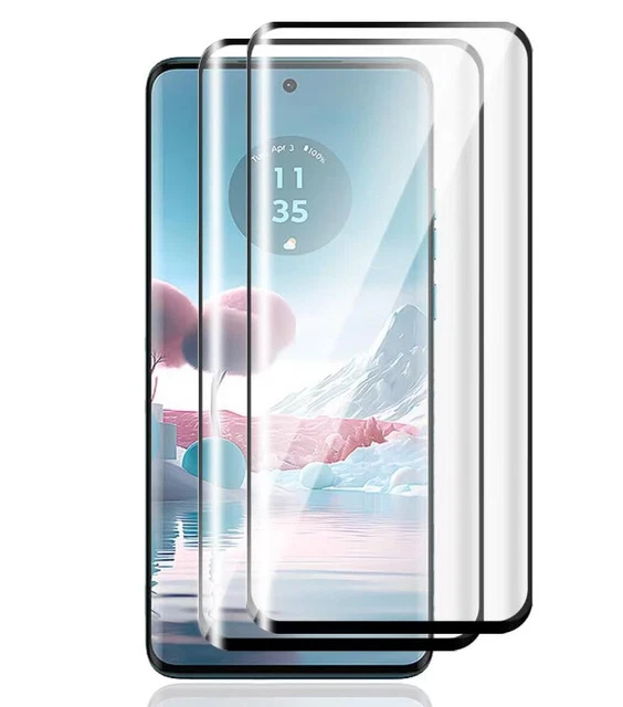 For MOTOROLA MOTO EDGE 40/40 PRO SCREEN PROTECTOR 9H TEMPERED GLASS FULL CURVED 2