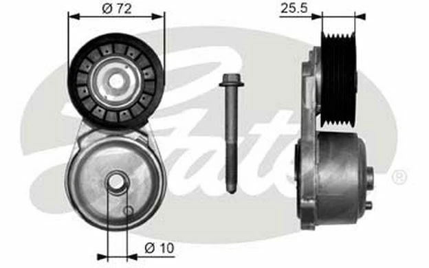 GATES Galet tendeur (courroie d'accessoire) pour CHEVROLET BLAZER T38103
