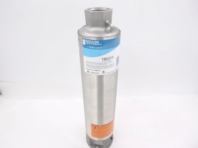 Goulds 18GS15 4" Submersible Water Well Pump End 1.5HP Req 18GPM