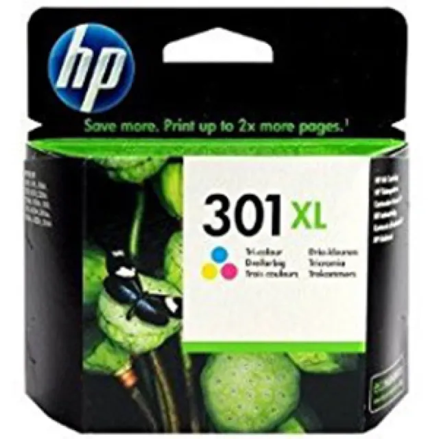 HP 301XL 301 XL Cartuccia Colorata Colore originale (10/2023)