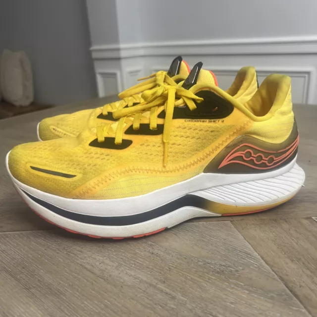 SAUCONY ENDORPHIN SHIFT 2 Road Running Shoes Men's 10.5 Gold Yellow ...