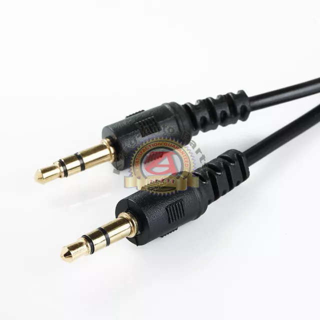 6ft 1/8" 3.5mm Stereo Audio Headphone Cable Cord Male to Male M/M MP3 Aux PC