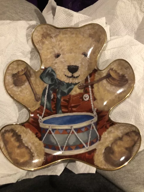 Little Drummer Bear Collector Plate By The Franklin Mint New with certificate