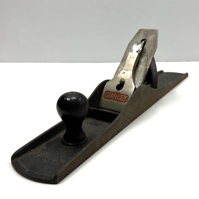 Stanley Corrugated Jointer Plane Antique No 7 Bailey Made in USA 21" Wood Handle