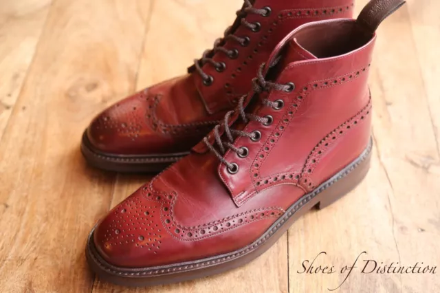 Loake burford hotsell dainite burgundy