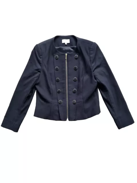 Ladies Somerset by Alice Temperley Blazer Military Jacket Black Buttons Size 14