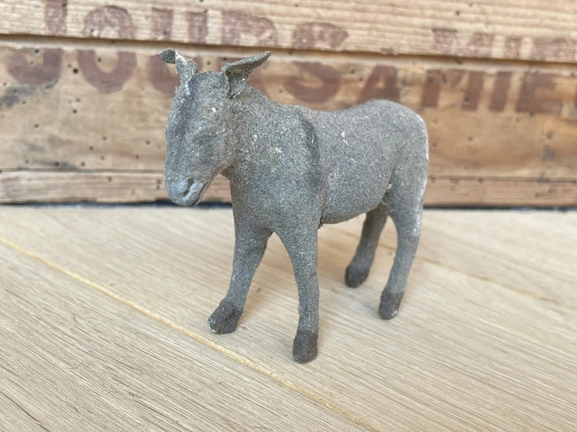 ANCIEN SANTON DE haut de Provence Statue Berger Mouton gourde 24 cm