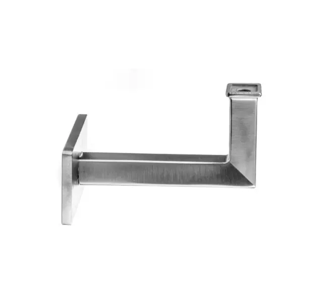 Acero Inox V2A Pulido Soporte Pasamano 40 x 40 X 2MM Soporte para Barandilla