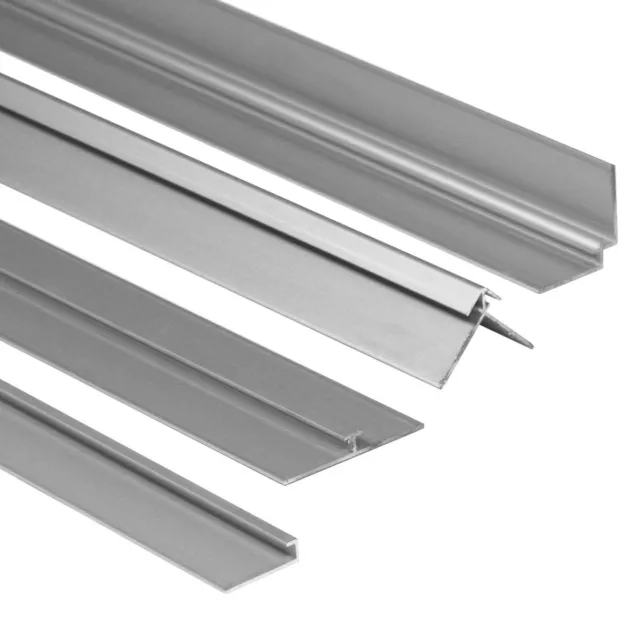 4 mm Duschrückwand Dekowand Zubehör Montage Aluminium Profile Dusche 1,25 m