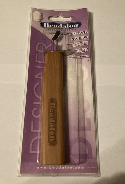 ¡Totalmente Nueva Herramienta de Anudo Beadalon Noueur Hacer Nudo Apretado Consistente Todo Tiempo!