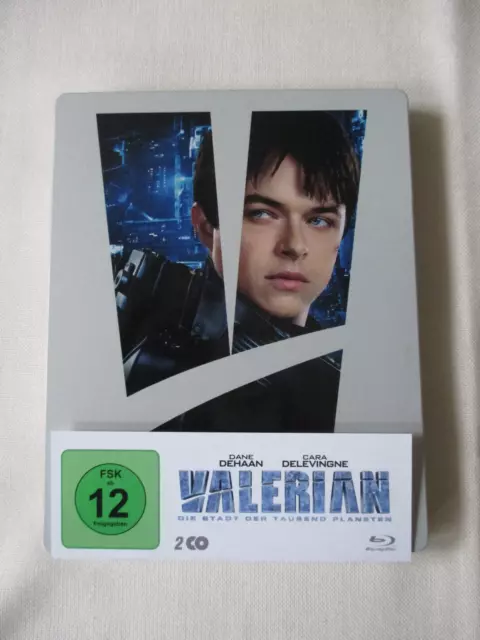 2 Disc Edition, Blu-ray Steelbook, VALERIAN - Die Stadt der Tausend Planeten