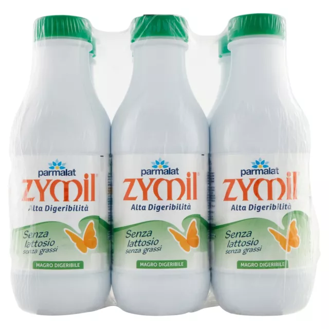 Zymil Latte UHT Scremato - Magro Digeribile - 6x1 lt