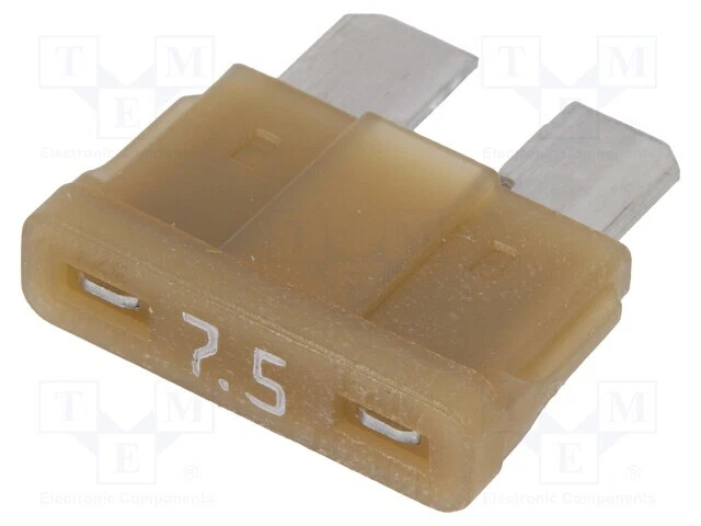 Sécurité : Schmelz 12VDC Voiture 7,5A 19mm T Glow 0ATO07.5HXGLO