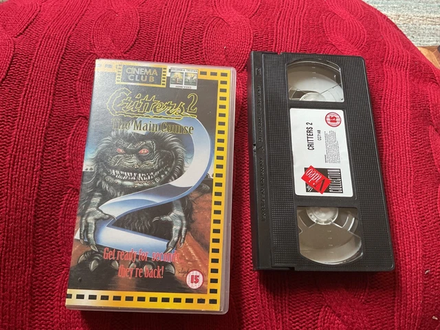 CRITTERS 2 - The Main Course - VHS video tape - Cult Classic Retro ...