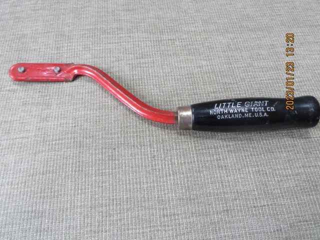 VINTAGE HAND SICKLE handle North Wayne Tool Little Giant Maine $19.95 ...