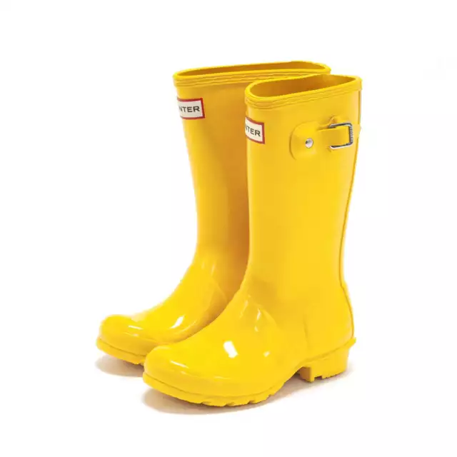 NEW Hunter Kids Original Gloss Waterproof Unisex Rain Boots