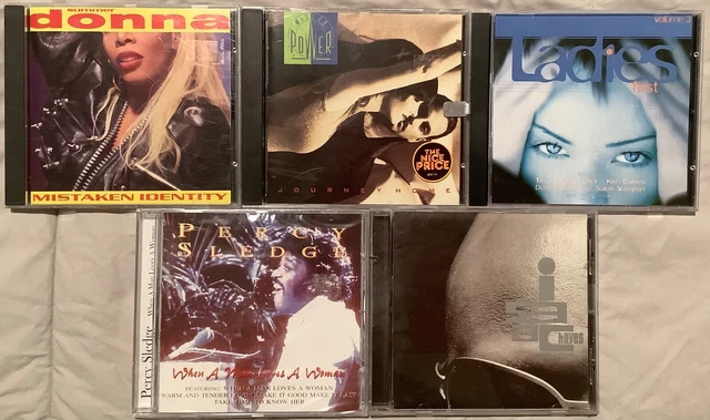 5 Cd Lot R&B Soul Donna Summer Will To Power Percy Sledge Isaac Hayes Etta James
