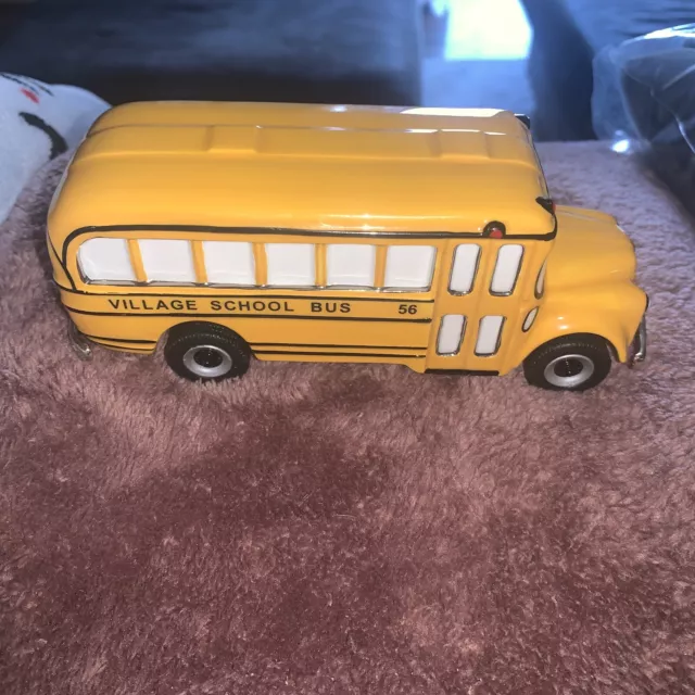 Dept 56 Village School Bus No Box Read Description