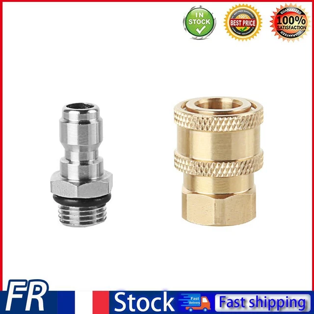 Adaptateur Nettoyeur Haute Pression M14x1.5 Vers M22x1.5 - Connecteur Universel En Laiton Pour Tuyau