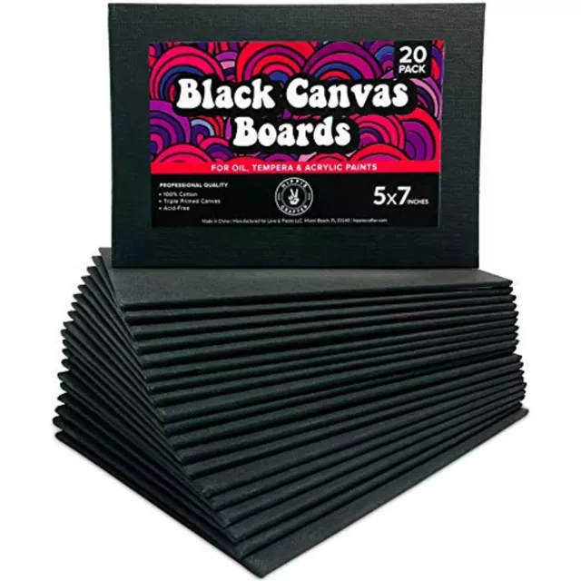 7-Pack Stretched Canvas Boards Panels Art Canvases for Painting Oil 11x14''  