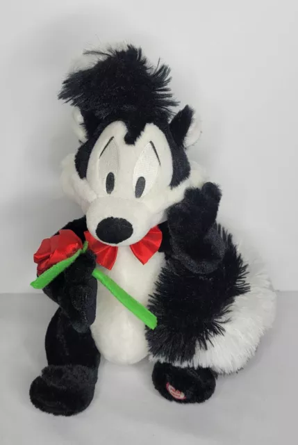 Hallmark - Looney Tunes - Talking Pepe Le Pew Plush -Warner Brothers de L'Amour