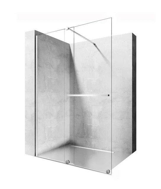 Paroi De Douche Cortis 100 - 120Cm Paroi De Douche Coulissante Wall Walk-In Rea