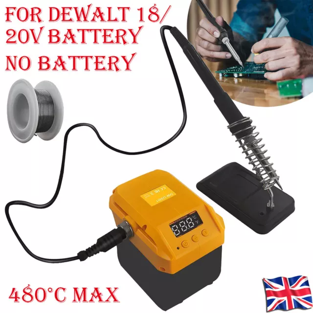 For Dewalt 18/20V Battery Welding Tool Soldering Iron Station Cordless Portable