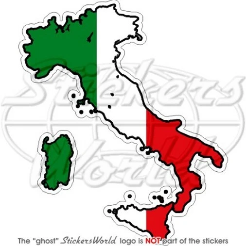 Autoaufkleber Italien Flagge – Julisch Venetien, 10 X 6,5 Cm, UV-beständig, Digital Bedruckt