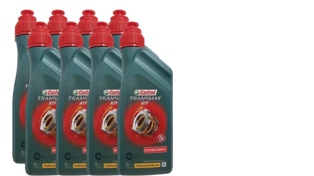 Castrol ATF DEX III Multivehicle Getriebeöl 8x1 Liter