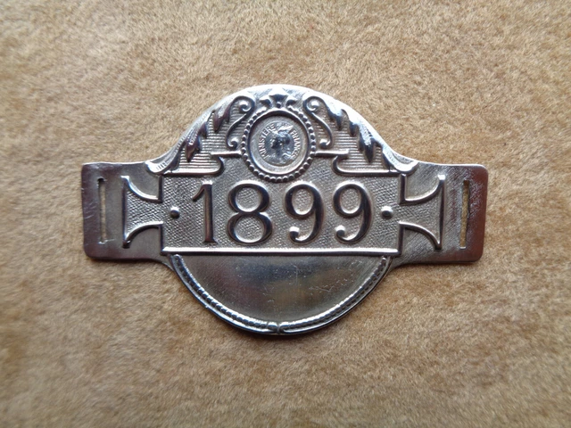 ar peltator: Plaque fiscale de vélo 1927