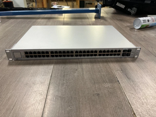 Ubiquiti UniFi 48 Gigabit Switch Non-PoE US-48 56W Rackmount Switch Power Cable Ubiquiti UniFi 48 Gigabit Switch Non-PoE US-48 56W Rackmount Switch Power Cable
