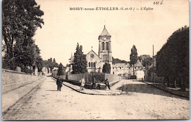 91 SOISY SOUS ETIOLLES - l'eglise.