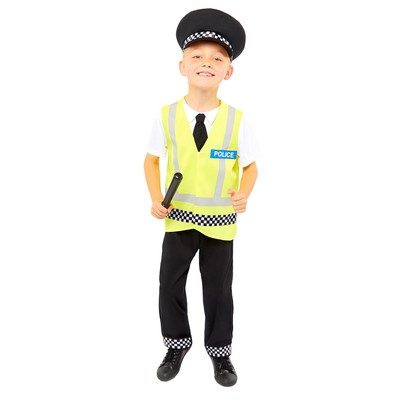 Childs Pompiere Costume Fuoco FIGHTER Libro Giorno Settimana Bambini Di Emergenza 