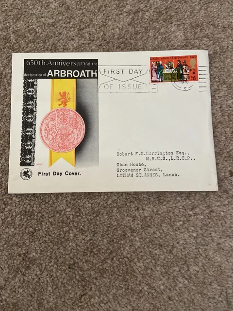 650th Anniversary Of The Declaration Of Arbroath First Day Cover