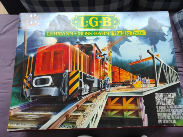 LGB LEHMANN GROSS BAHN The Big Train Garteneisenbahn Starterset 21990 OVP