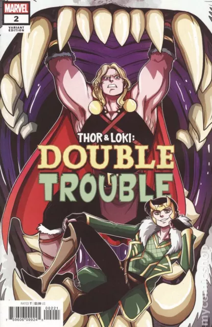 Thor and Loki Double Trouble #2B Vecchio Variant VF 2021 Stock Image