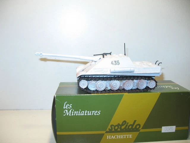 SOLIDO, CHAR TIGRE 331 militaire allemand camouflage blanc hiver 1944 EUR 44,00 - FR