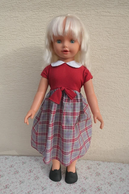 Vintage - grande poupée 90 cm JESMAR qui marche, avec vêtements d origine